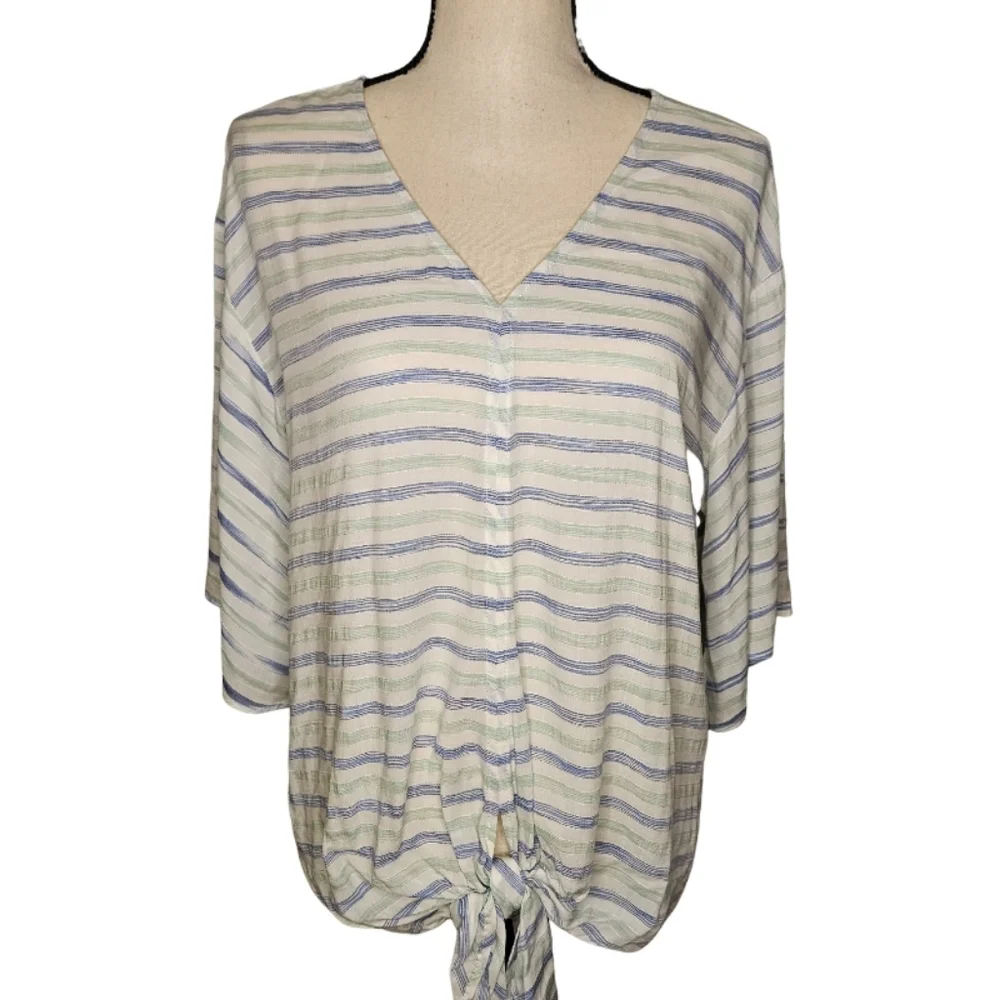 NWT - Cupio Striped Blouse - Picture 4 of 11